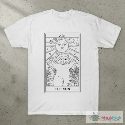 The Sun - Raccoons Tarot T-Shirt