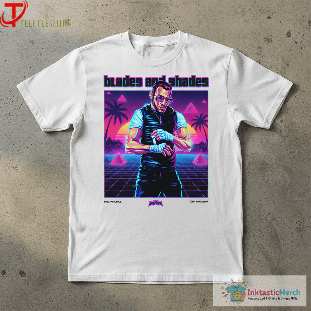 Tony Ferguson x Full Violence Blades And Shades T-shirts 1 Tony Ferguson x Full Violence Blades And Shades T-shirts