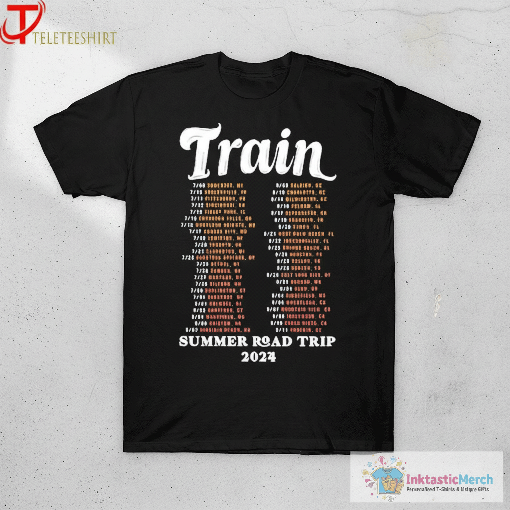 Train Summer Road Trip Tour 2024 T-shirts 1 Train Summer Road Trip Tour 2024 T-shirts