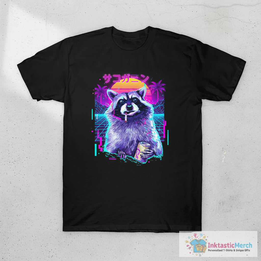 Trash Vibes Raccoon T-Shirt 1 Trash Vibes Raccoon T-Shirt