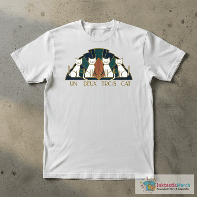 Un Deux Trois Cat T-Shirt