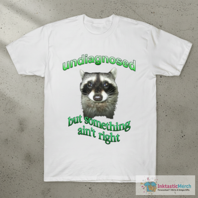 Undiagnosed but something ain't right raccoon T-Shirt