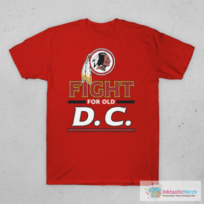 Washington Commanders Fight For Old D.C Redskins Feathe T-shirts