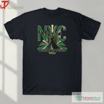 Wicked NYC Celebrating 20 Years On Broadway T-shirts
