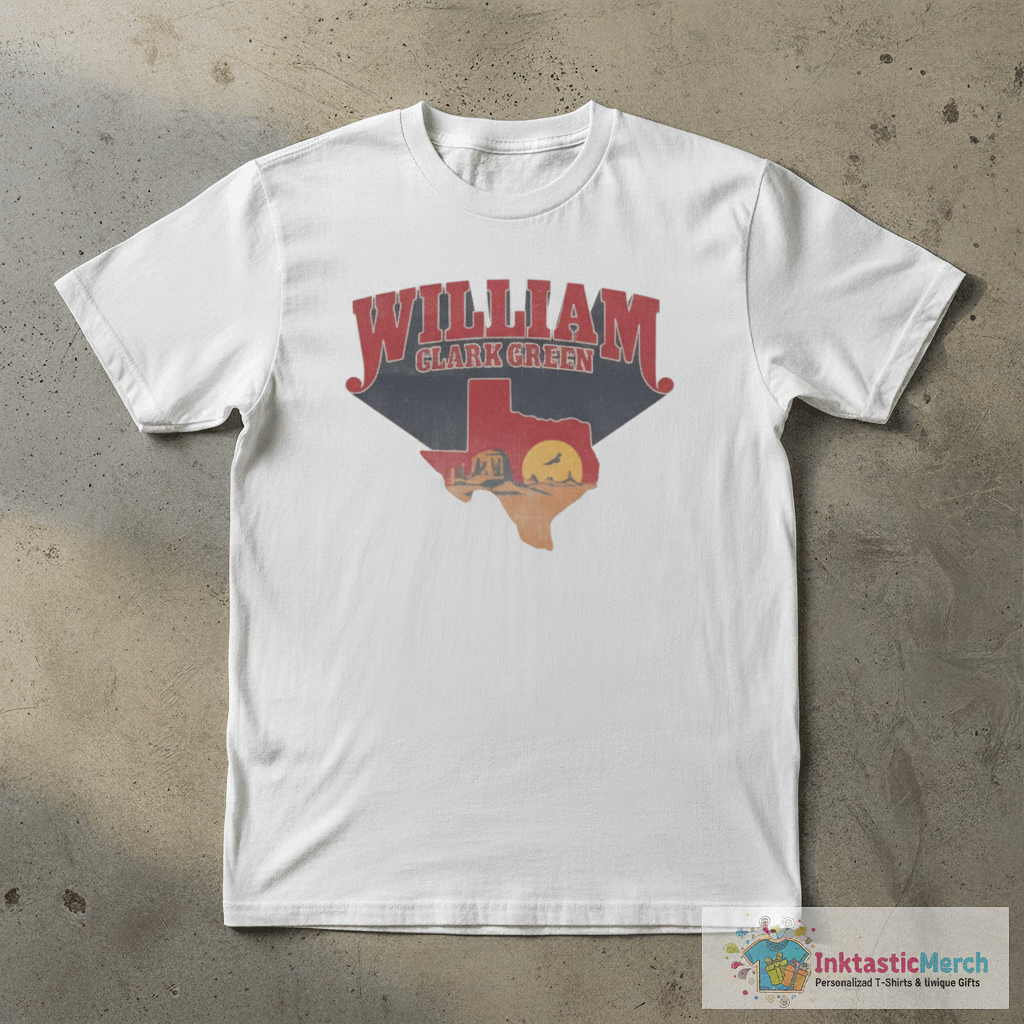 William Clark Green Sundown Texas T-shirts 1 William Clark Green Sundown Texas T-shirts