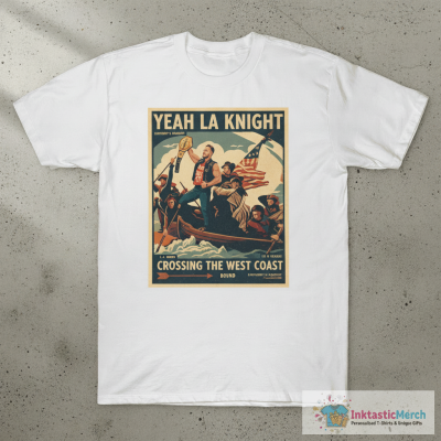 Yeah LA Knight Crossing The Delaware T-Shirts