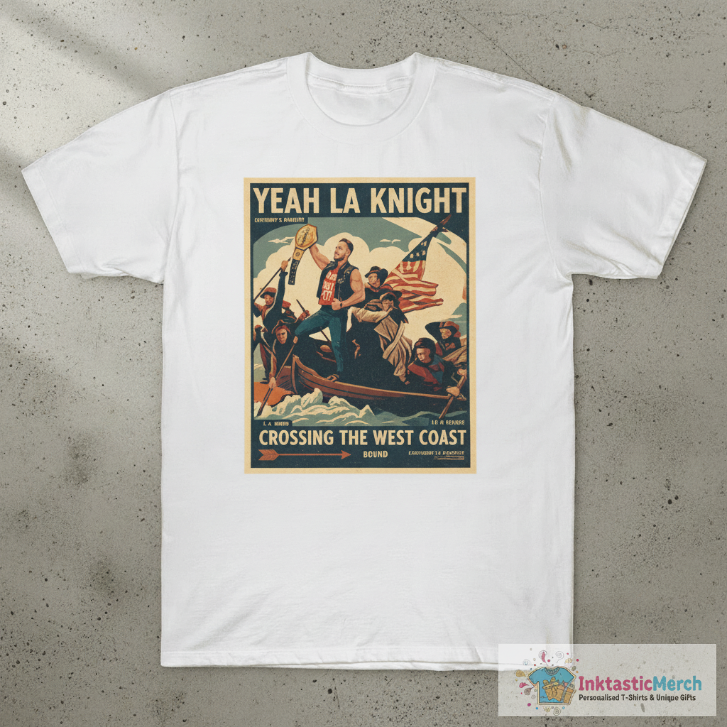 Yeah LA Knight Crossing The Delaware T-Shirts 1 Yeah LA Knight Crossing The Delaware T-Shirts