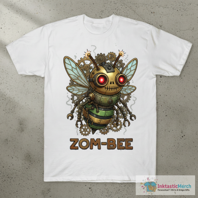 Zom-bee Cute Halloween Zombie Bee Pun T-Shirt