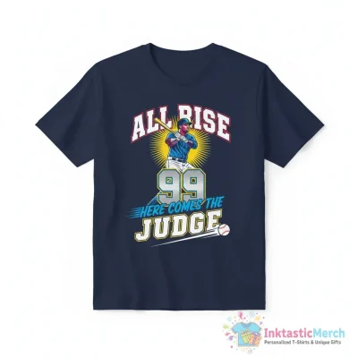 Aaron Judge All Rise Here Comes The Judge Shirt - High Quality Printed T-Shirt