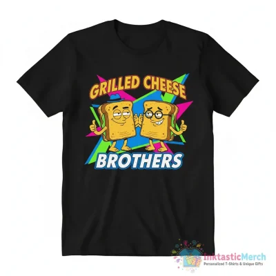 American Dad Grilled cheese brothers shirt - High Quality Printed T-Shirt