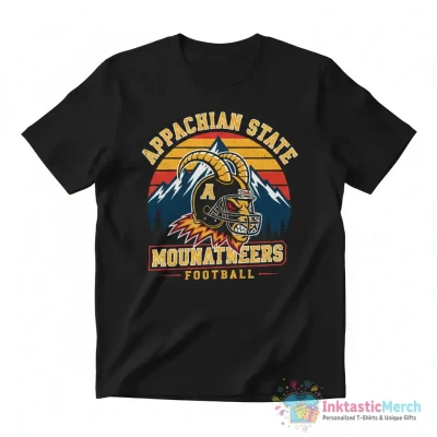 Appalachian State Mountaineers football logo shirt - High Quality Printed T-Shirt