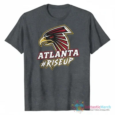 Atlanta Falcons rise up throwback logo shirt - High Quality Printed T-Shirt