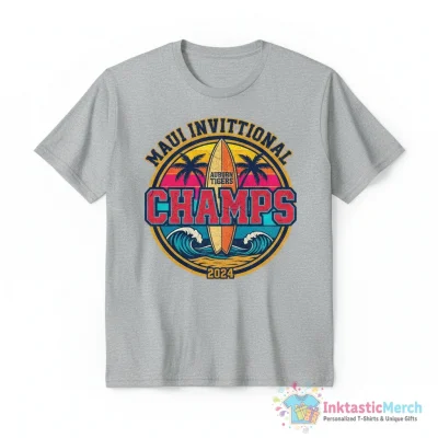Auburn Tigers 2024 Maui Invitational Champs shirt - High Quality Printed T-Shirt