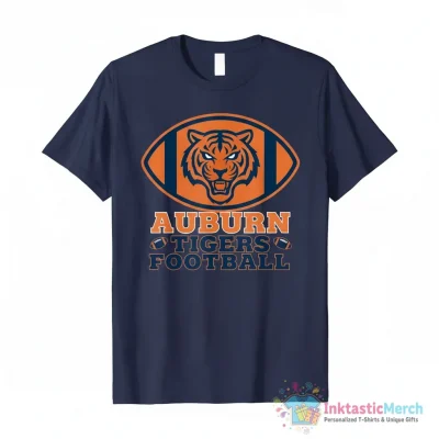 Auburn Tigers football logo shirt - High Quality Printed T-Shirt