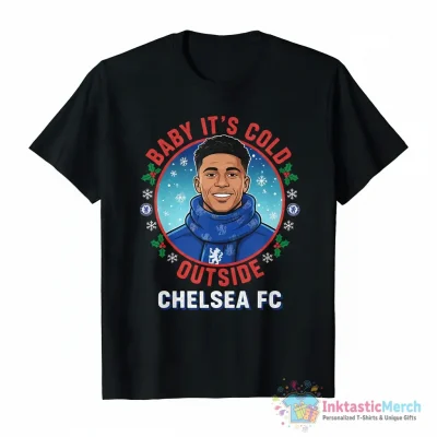Baby Its Cold Outside Christmas Cole Palmer Chelsea FC shirt - High Quality Printed T-Shirt