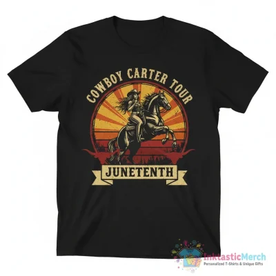 Beyoncé’s Cowboy Carter Tour Juneteenth shirt - High Quality Printed T-Shirt