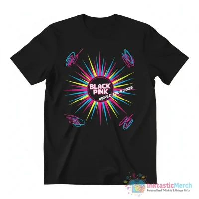 Black Pink World tour Kpop 2025 signature shirt - High Quality Printed T-Shirt