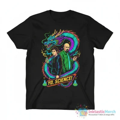 Breaking Bad Aaron Paul Jesse Pinkman Dragon Shirt - High Quality Printed T-Shirt
