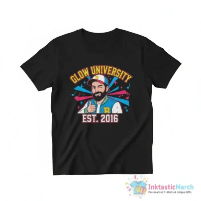 Brett Eldredge wearing Glow university est 2016 shirt - High Quality Printed T-Shirt