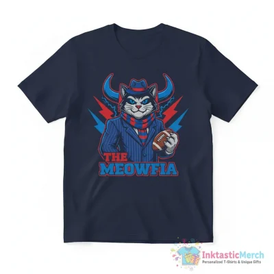 Buffalo Bills the meowfia cat shirt - High Quality Printed T-Shirt
