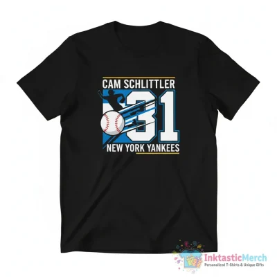 Cam Schlittler 31 New York Yankees baseball shirt - High Quality Printed T-Shirt