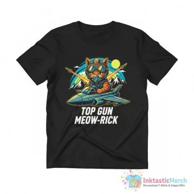 Cat fighter pilot meme shirt - High Quality Printed T-Shirt