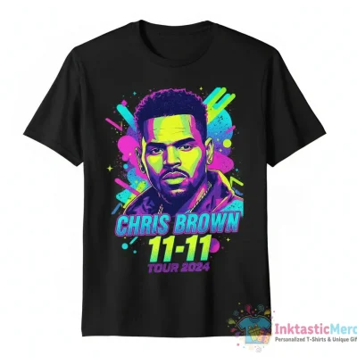 Chris Brown 11 11 Tour 2024 shirt - High Quality Printed T-Shirt