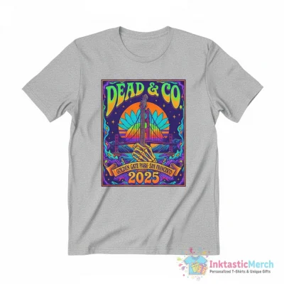 Dead and Company Golden Gate park 2025 shirt - High Quality Printed T-Shirt