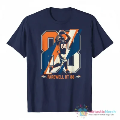 Demaryius Thomas 88 farewell Denver Broncos shirt - High Quality Printed T-Shirt