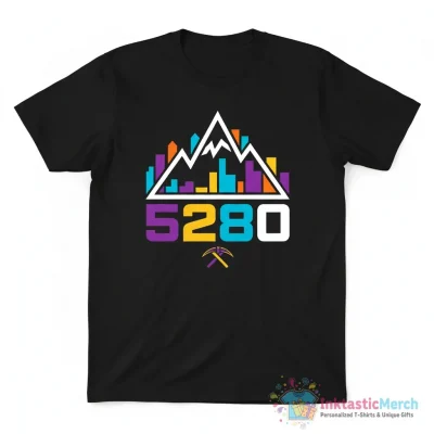 Denver Nuggets 5280 city edition shirt - High Quality Printed T-Shirt