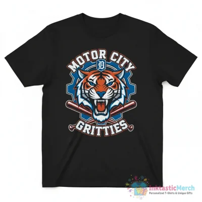 Detroit Tigers Motor city gritties MLB shirt - High Quality Printed T-Shirt