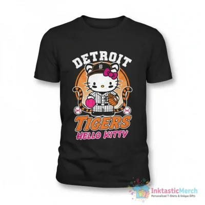 Detroit Tigers x Hello Kitty shirt - High Quality Printed T-Shirt