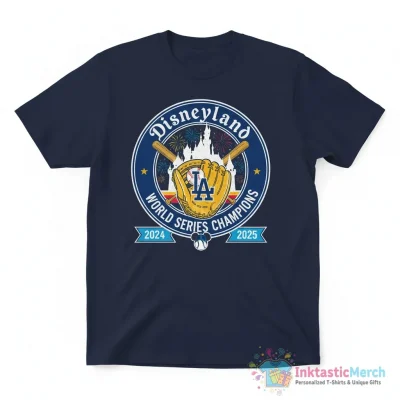 Disneyland x Los Angeles Dodgers World Series Champions logo shirt - High Quality Printed T-Shirt