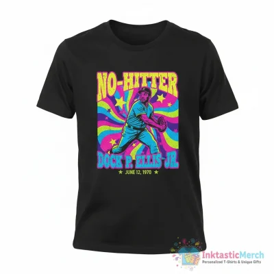 Dock P. Ellis Jr. Major League Baseball No Hitter shirt - High Quality Printed T-Shirt