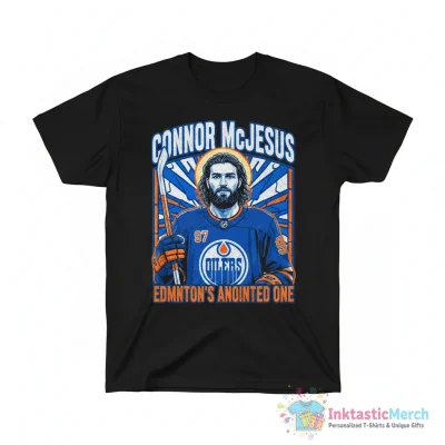 Edmonton Oilers Connor McDavid Connor McJesus shirt - High Quality Printed T-Shirt