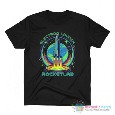 Electron Launch rocketlab shirt - High Quality Printed T-Shirt