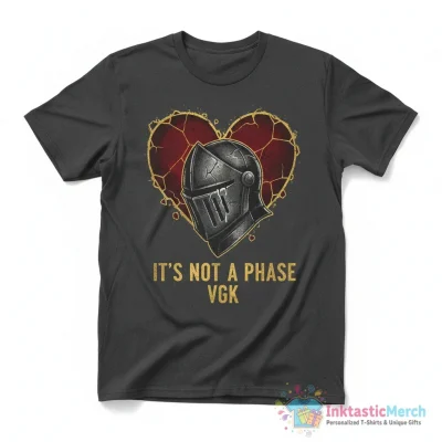 Emo Knight Vegas Golden Knights it’s not a phase shirt - High Quality Printed T-Shirt