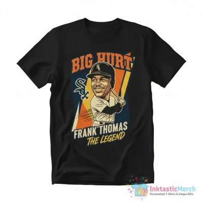 Frank Thomas Chicago White Sox Big Hurt the Legend vintage shirt - High Quality Printed T-Shirt