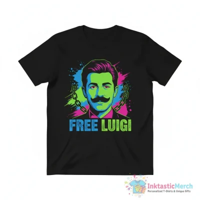 Free Luigi Mangione shirt - High Quality Printed T-Shirt