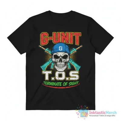 G-Unit T.O.S Terminate of Sight vintage shirt - High Quality Printed T-Shirt