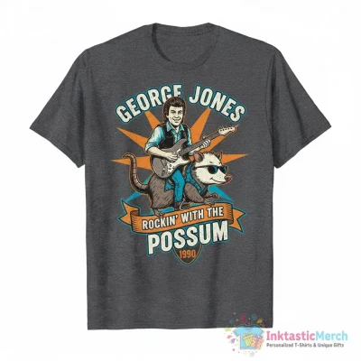 George Jones 1990 Rockin’ with the Possum shirt - High Quality Printed T-Shirt