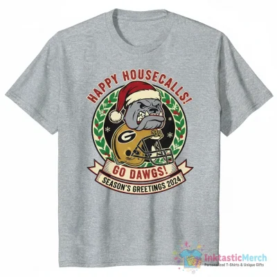 Georgia Bulldogs Christmas Personalized Ornament - High Quality Printed T-Shirt