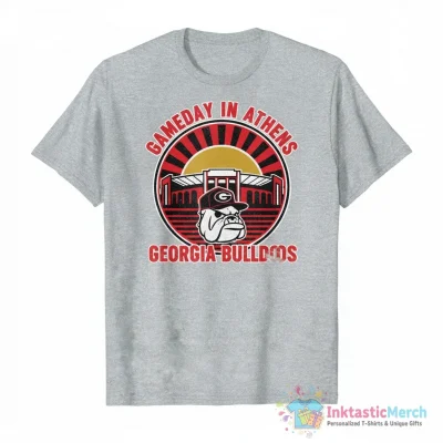 Georgia Bulldogs Gameday in Athens shirt - High Quality Printed T-Shirt