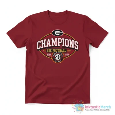 Georgia Bulldogs SEC football Championship shirt - High Quality Printed T-Shirt