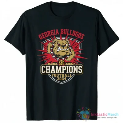 Georgia Bulldogs Southeastern Conference Football Champions 2024 shirt - High Quality Printed T-Shirt