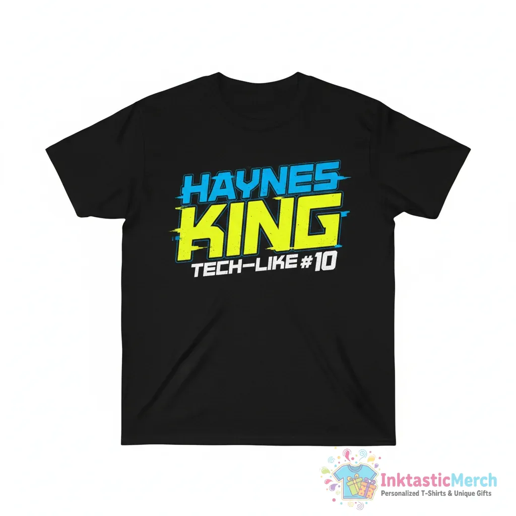 Georgia Tech Haynes King #10 Tech-Like shirt 1 Georgia Tech Haynes King #10 Tech-Like shirt - High Quality Printed T-Shirt