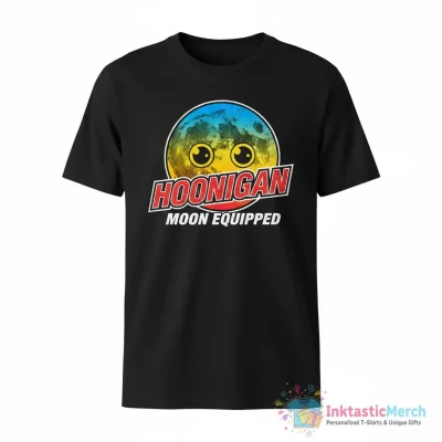 Go with moon equipped mooneyes hoonigan shirt - High Quality Printed T-Shirt