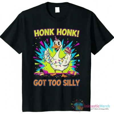 Goose got too silly shirt - High Quality Printed T-Shirt
