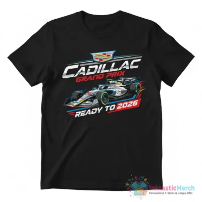 Grand Prix Cadillac F1 Team Logo Racing Car Concept Ready To 2026 Shirt - High Quality Printed T-Shirt