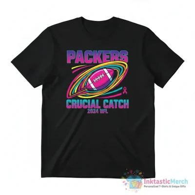 Green Bay Packers 2024 NFL Crucial Catch shirt - High Quality Printed T-Shirt
